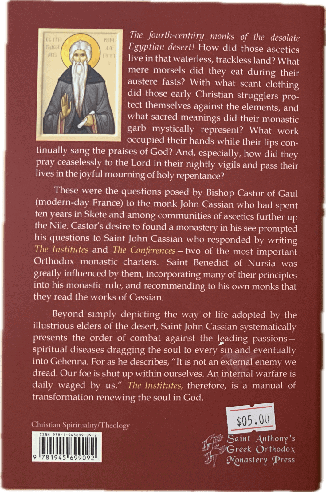 Saint John Cassian: The Institutes - Image 2